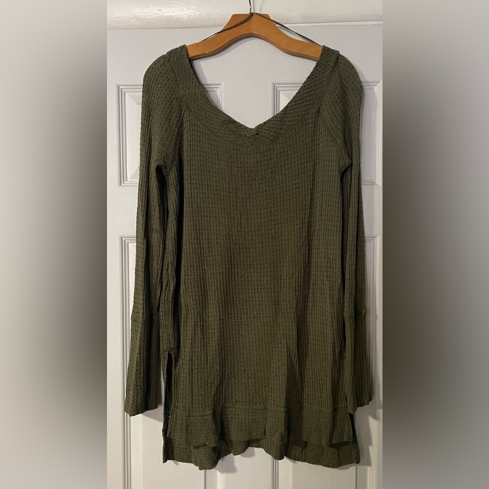 Free People Olive size L Sweater